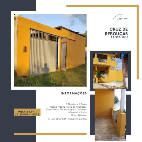 CASAS E APARTAMENTOS A VENDA A VISTA E FINANCIADOS COM PISCINA