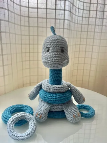 Brinquedo de encaixe amigurumi