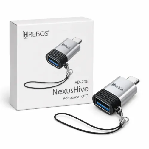 Adaptador Otg 3.0 - Conector Tipo-c Macho X Usb Fêmea Dados