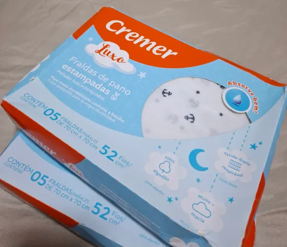 Fraldas de Pano Cremer Luxo