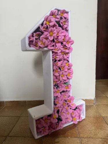 Número 1 para ensaio fotográfico
