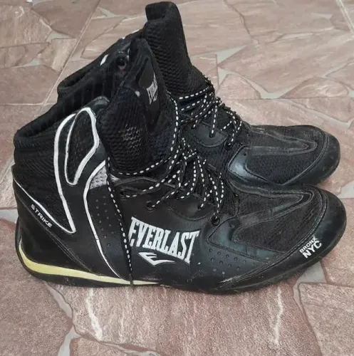 Sapatilha / Tênis de Boxe Everlast Strike Preto - Tam 37