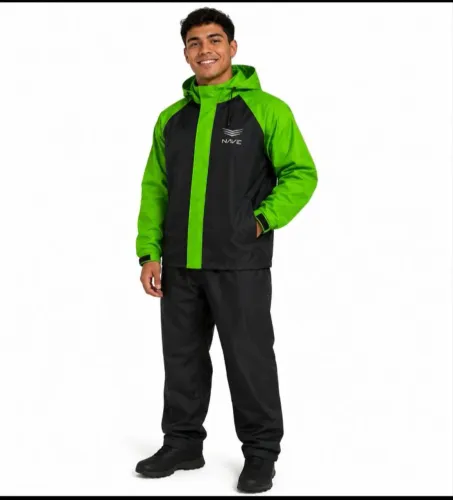 Conjunto Capa Chuva Nylon Impermeável