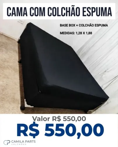 Cama Box + Colchão Espuma ENTREGO