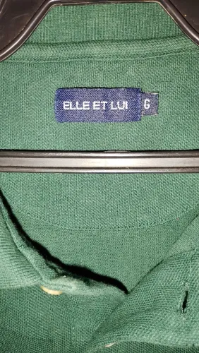 Blusa pólo Ellet Lui original tamanho G verde escuro