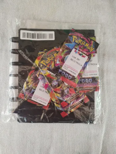 Cartas pokémon + fichário