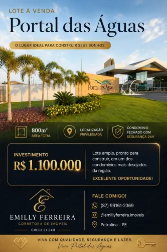 Lote no portal das águas