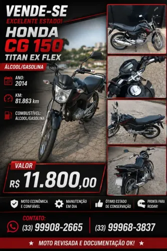 Honda CG 150 titan EX flex | Ótimo estado de conservação | Documentação em Dia