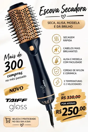 Escova secadora Taiff 