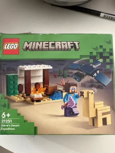 Conjunto LEGO Minecraft - Expedição do Steve ao Deserto