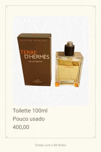 Perfume Terre D`Hermes