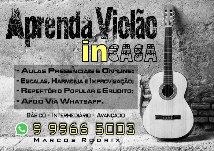 AULAS DE VIOLÃO ? ERUDITO E POPULAR