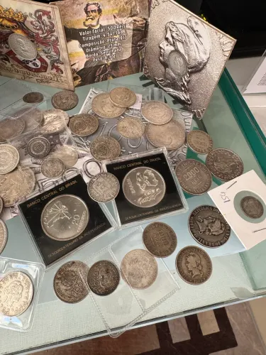 Moedas de prata. Valores variados! Tb compro.