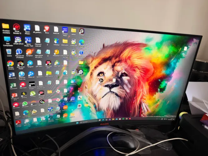 PC Gamer Completo Ryzen 7 3700X | 32GB RAM | GTX 1650 | Monitor Curvo 32" AOC AGON