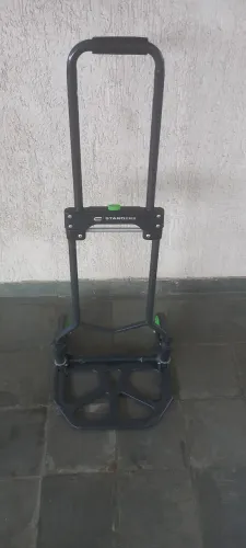 Carrinho De Mão Dobrável 70kg Roda Maciça