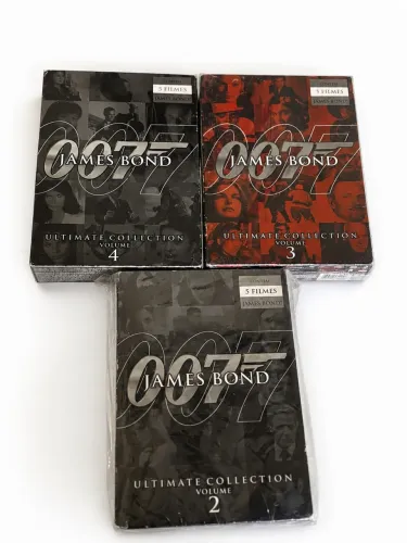 BOX 007 James Bond com 5 Filmes Originais - R$ 150 cada box.