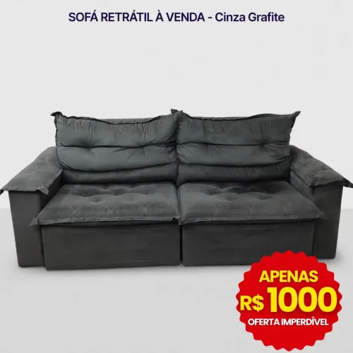 Sofá retrátil 2,5m