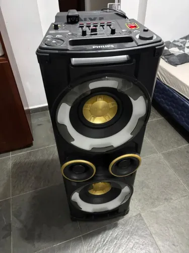 Caixa de Som Philips amplificada completa