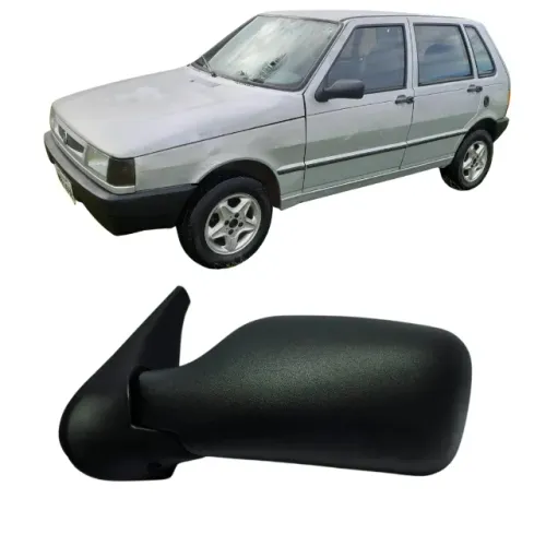 Retrovisor Fiat Uno Fire 4 Portas Digital 2001 2002/04 Le