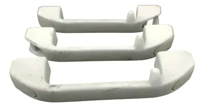 Jogo Alça Teto Pqp Nissan Tiida 1.8 Sl 2008 A 2011 Branco