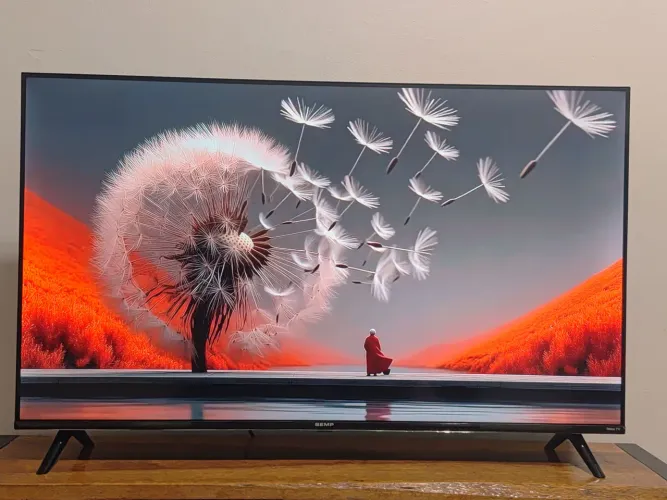Smart 43 Tv Full HD Roku.  Sistema Roku.  Borda INFINITA.  Novinha. 