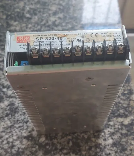 Fonte de Alimentação Chaveada MW - SP-320-48V - zerada!
