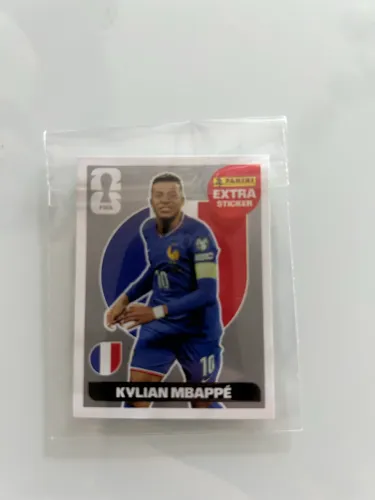 Extra sticker prata Kvlian Mbappe