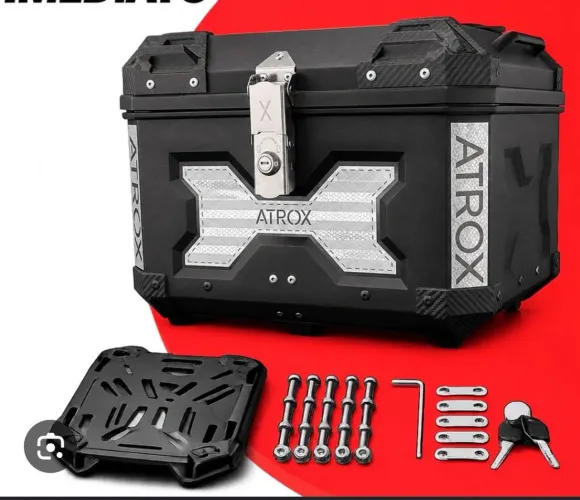 baú atrox 45 litros novo 3 dias de uso