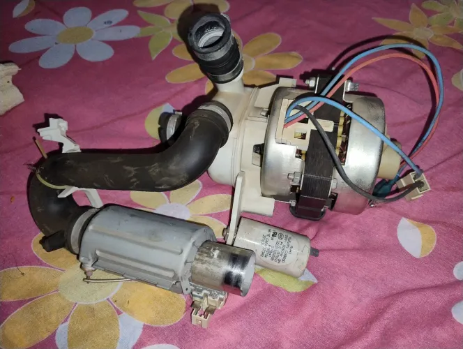 Motor mais aquecedor de máquina de lavar louça Brastemp