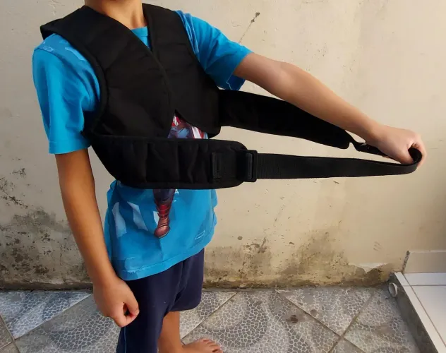 Colete infantil para moto