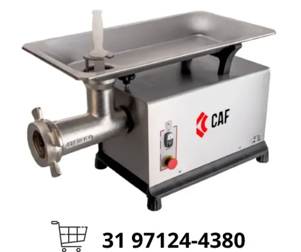Moedor de Carne Boca 98 CAF Inox Monofásico
