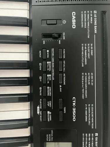 Teclado Casio CTK 3500
