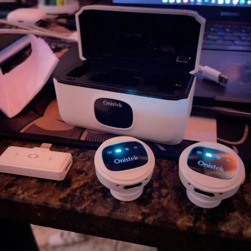 Microfones lapela sem fio bluetooth