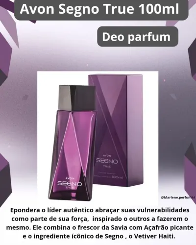 Avon Segno True deo parfum masculino 100ml