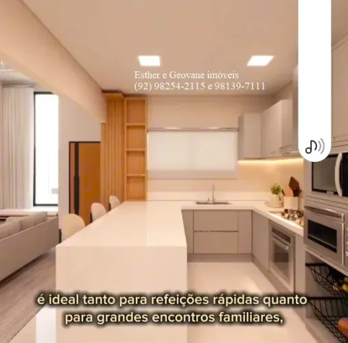 Térrea Condomínio Villa Suíça 3 Quartos 1 Suíte Financia Tarumã Manaus-AM