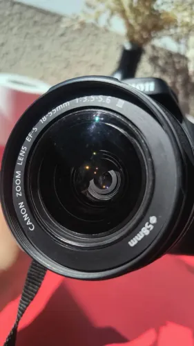 Máquina fotográfica Cannon t100 lentes 18-54mm + 2 baterias novas + 1 carregador + bolsa