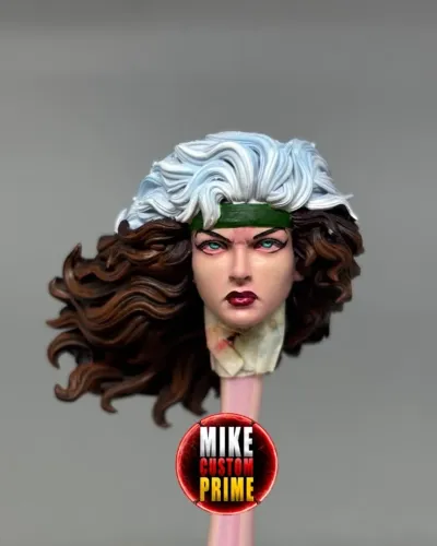 vampira head custom brava jim lee padrão marvel legends