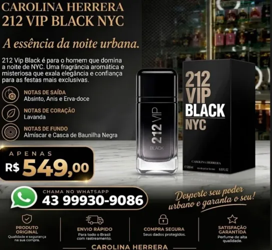 Carolina Herrera - 212 Vip Black NYC