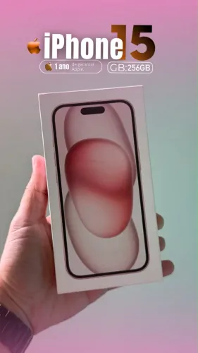 iPhone 15 256gb Rosa lacrado