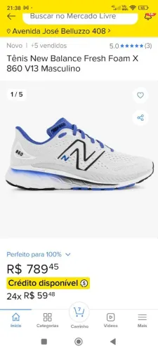 Tênis New balance