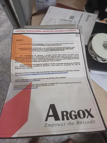 Impressora de código  de barras  Argos ,semi nova