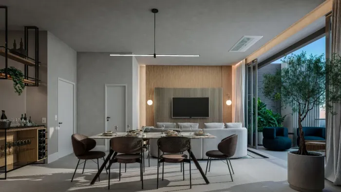 Dolce Mare  Apartamento com 150m², 4 Dormitórios e 3 Suítes com Lazer Completo e Alto Padr