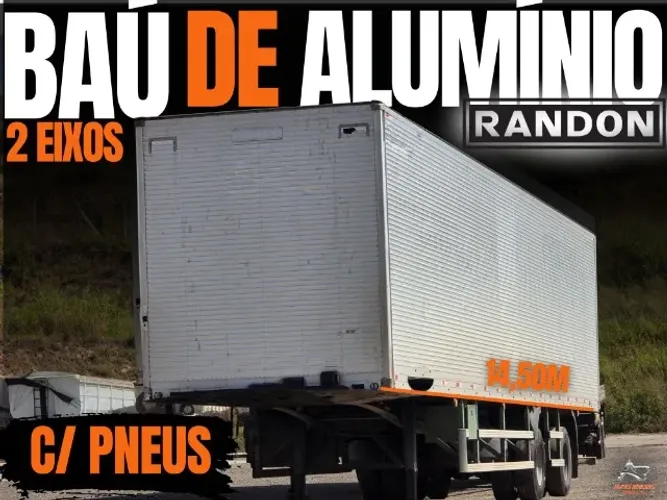 Randon Semi-Reboque Baú 2011 Alumínio 14,50m 2 Eixos