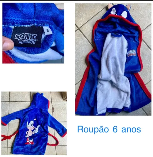 Roupão 6 anos menino