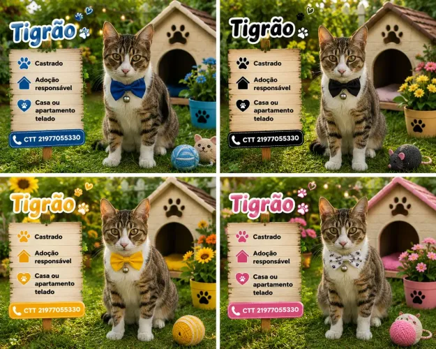 Gatinho pra adoção. 