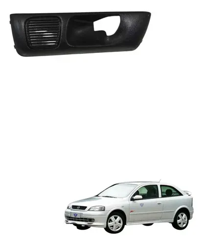 Moldura Maçaneta Traseira Esquerda Chevrolet Astra 2.0 2000 Preto Traseira