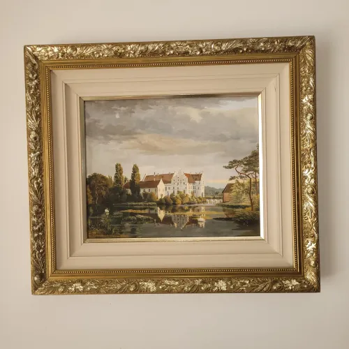 Quadro clássico - A mansão em Gisselfeld