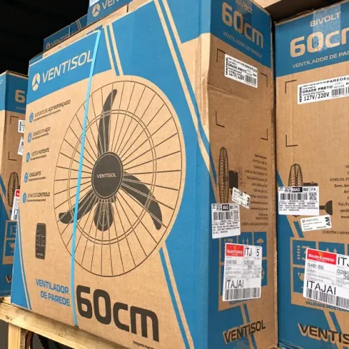 Ventilador de Parede 60Cm 127V Novos Premium Ventisol