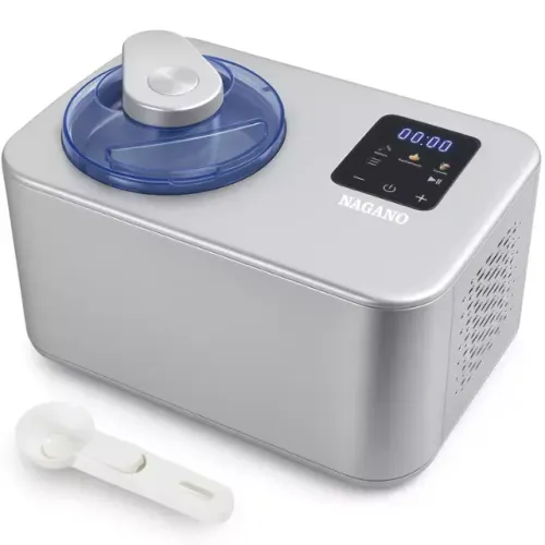 Sorveteira Expressa 1,2L Inox Sorvete Gelato Sorbet Açaí Frozen Yourgut 220v - E033791