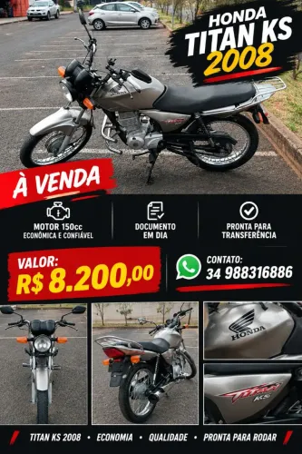 Titan 150 KS muito nova
